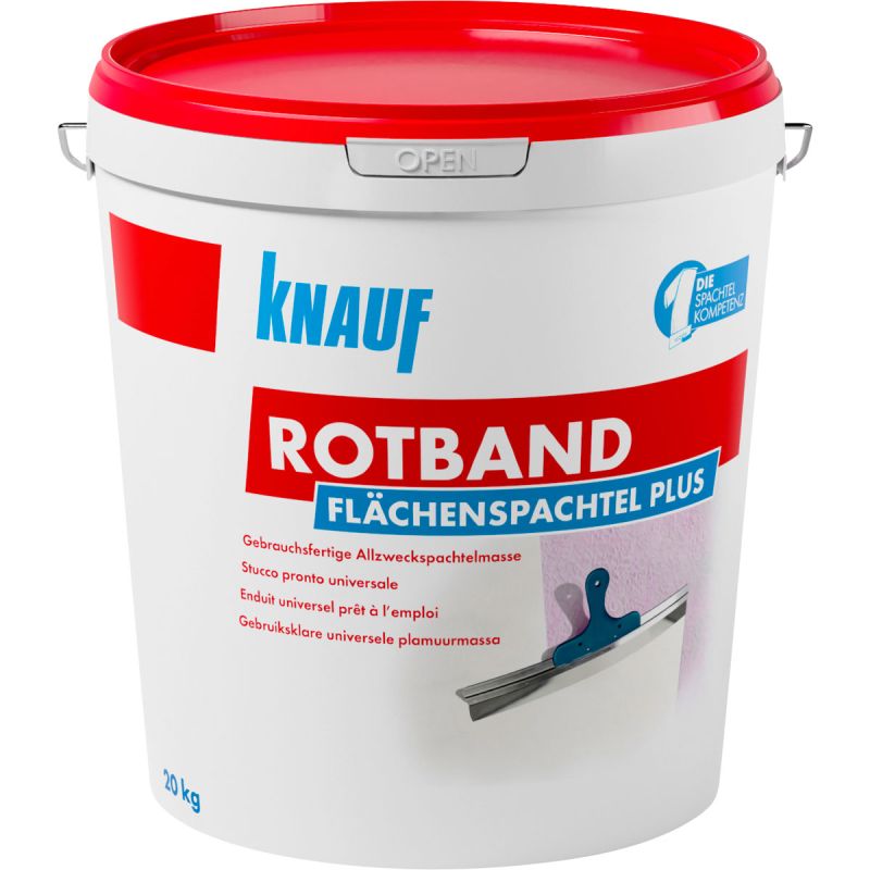 Knauf Flächenspachtel Plus Rotband 20 kg